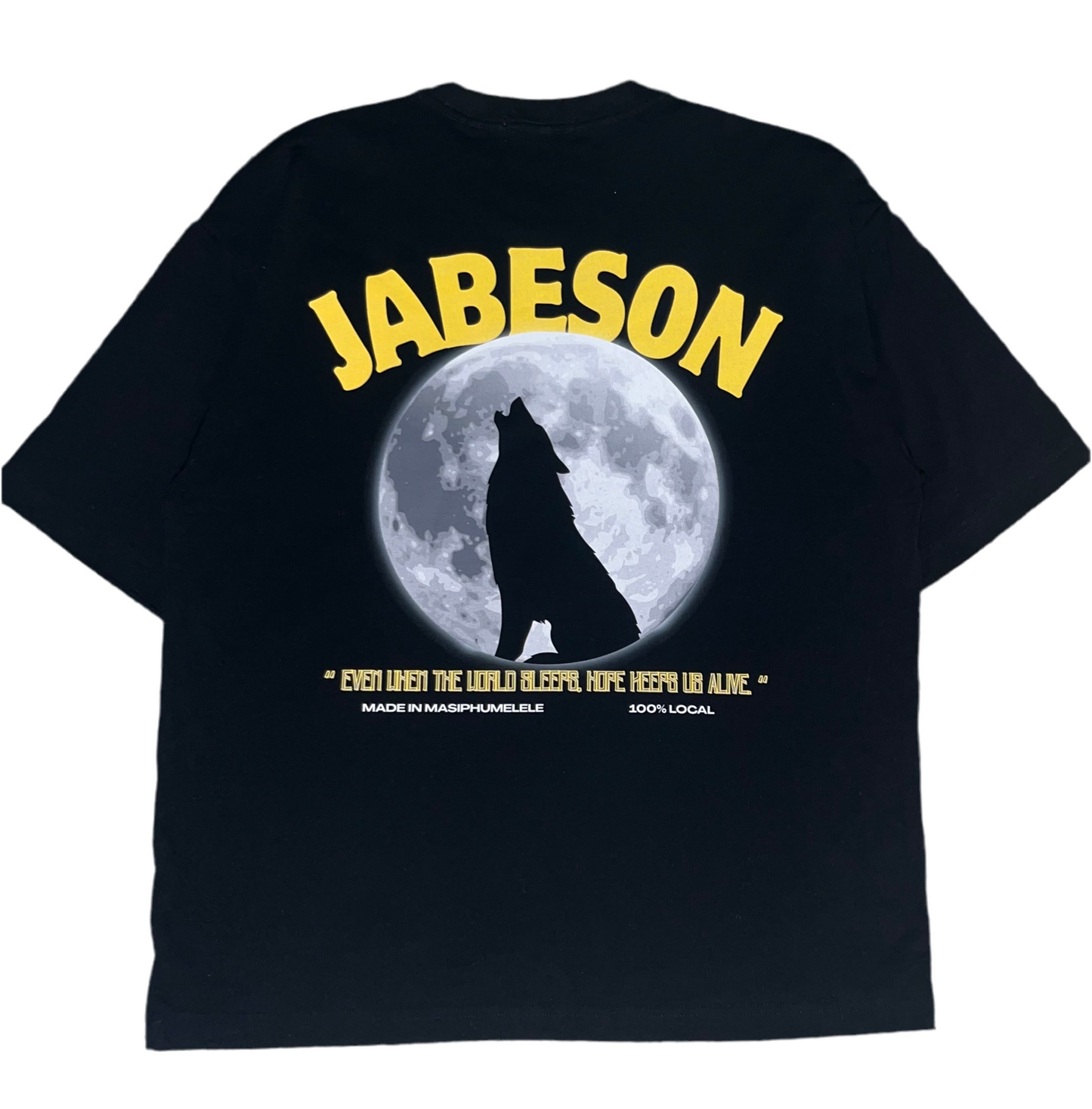 HOPE TEE (MOON EDITION) - BLACK, WHITE